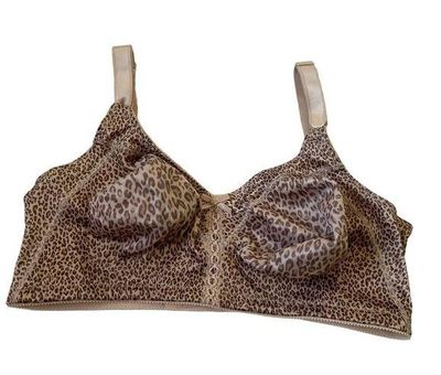 Bali Women Size 40D Animal Print Bra Comfy Wireless (10-15) - $12 - From Bal