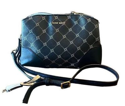 Faux Leather Multi Pocket Cross Body Bag