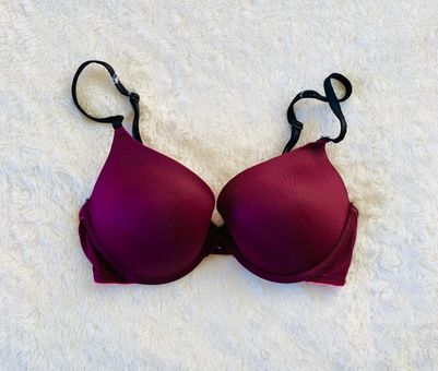 Victoria's Secret, Intimates & Sleepwear, Victorias Secret Body By  Victoria Perfect Shape Push Up Bra Rust Burgundy 36d