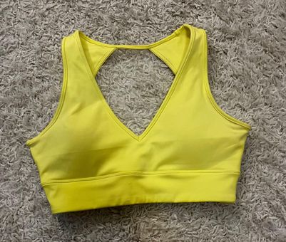 Buff bunny Sport Bra Size Small Yellow - $25 - From Ava