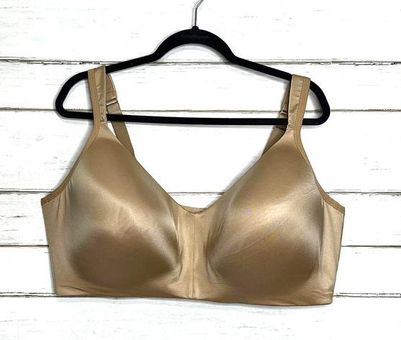 Cacique Satin No Wire Bra Tan Plus Size 48 DDD - $32 - From Janelle