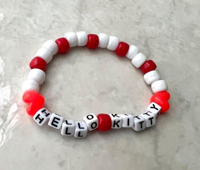 Hello Kitty kandi beaded bracelet Multiple - $8 - From Emily