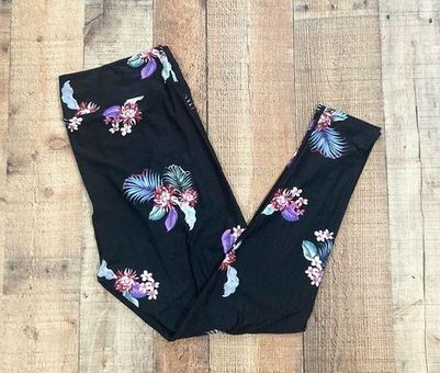 LuLaRoe Leggings Tropical Floral NEW Sz TC2 - $16 - From Jessica