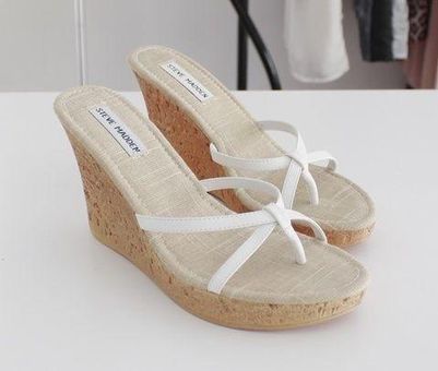 Steve Madden Womens Kimmie Open Toe Casual Espadrille Sandals, White, Size  7.0 : Steve Madden: Amazon.in: Shoes & Handbags