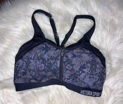 Victoria's Secret knock out front close sports bra sz 32D - $26 - From Blue