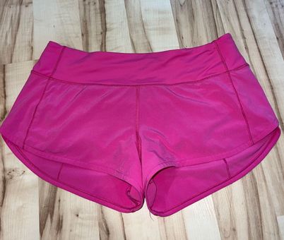 Lululemon Sonic Pink Speed Up Shorts Size 6 - $58 - From Elaina