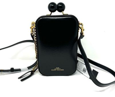 Marc Jacobs Black Leather Crossbody Bag