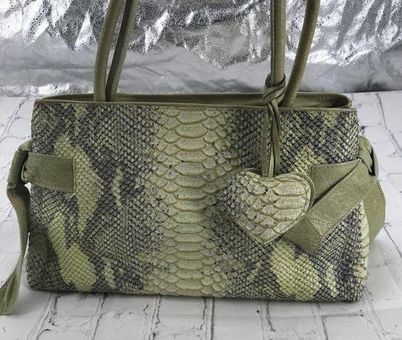 Roberta Gandolfi leather animal print satchel - $78 - From Natearia