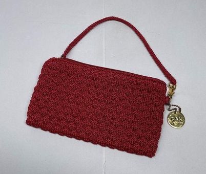 Hippie Boho Cotton Zip Small Clutch Purse with Tassels, NEW, Rust Thailand  | eBay