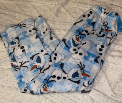 Disney Womens' Frozen Olaf Sweater Style Loungewear Pajama Pants