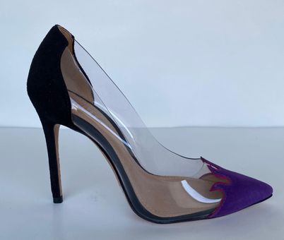 tyk Lejlighedsvis kind Schutz NIB DEN FLAME BLACK PURPLE VINYL HIGH-HEEL PUMPS - SIZE 6 - $110  (42% Off Retail) New With Tags - From Awesome