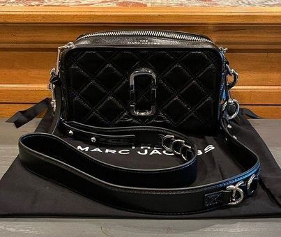 Marc Jacobs The Softshot 21 Black Leather Camera Bag