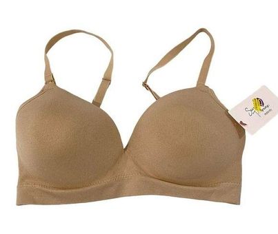 Secret Treasures Size 34D Underwire Push Up Bra Beige