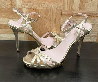 Karl Lagerfeld | Shoes | New Karl Lagerfeld Gold Dress Sandals 7 | Poshmark