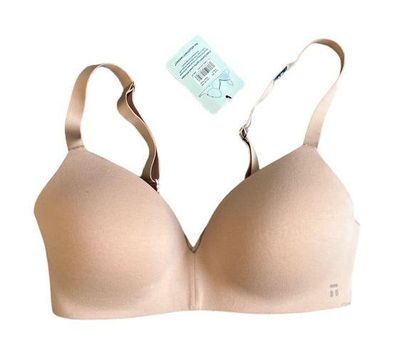 NWT Tommy John Lightly Lined Wireless Bra in Maple Sugar Nude