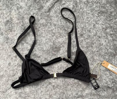 Triangle Bralette - Black