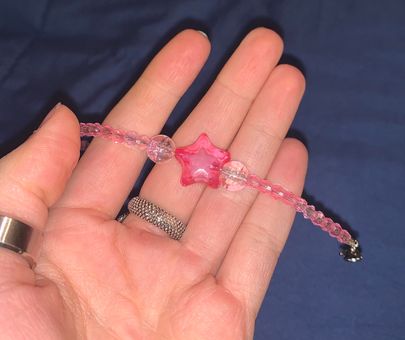 Pink Y2K Star Bracelet