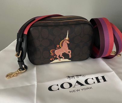 Coach Jes Crossbody 20 In Signature Canvas With Unicorn - $175 - From Cely