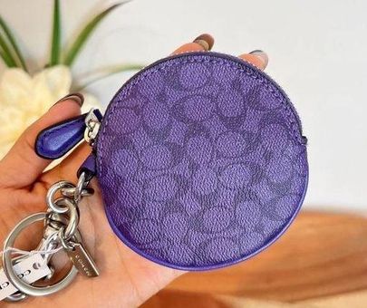 Coach Circular Coin Pouch Bag Charm