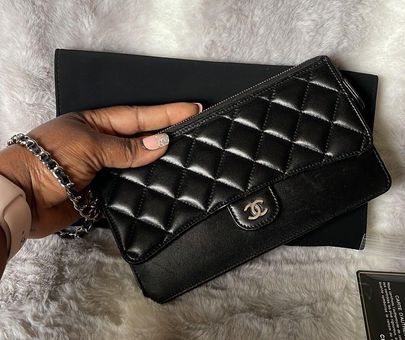 Chanel Authentic Quilted Wristlet Wallet Black - $1700 (57% Off Retail) -  From NorB