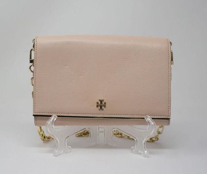 Tory Burch Robinson Chain Leather Wallet