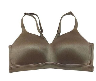 Cacique Bra 40C Lightly Lined Lounge Bra Adjustable Straps Beige Wireless  Size undefined - $20 - From Christy