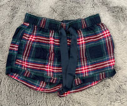 Hollister Flannel Sleep Shorts Blue - $7 (68% Off Retail) - From Jada