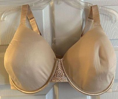 Vanity Fair Nude Embroidered Detail Bra 38DDD Size undefined