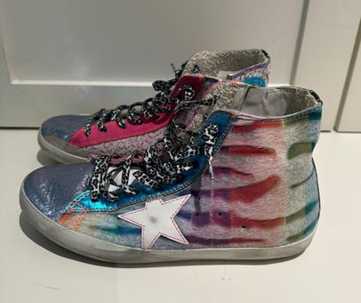 Golden Goose rainbow francy sneakers Multiple Size 8 - $200 (73