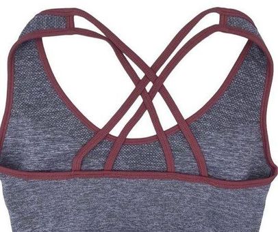 Cali Sports Cali Sport strappy breathable stretchy gray sports bra women  Size Medium - $19 - From Anas