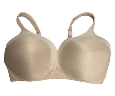 OLGA Women's Play It Cool Wirefree Contour Bra Toasted Almond