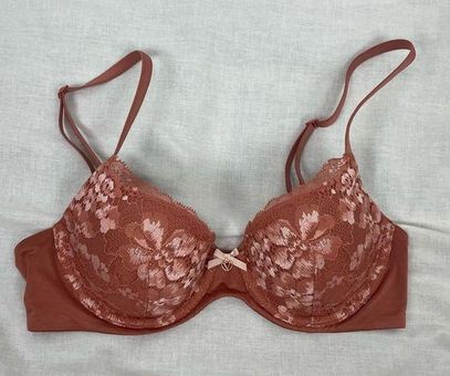 Victoria's Secret Body By Victoria Red Perfect Shape Bra 32C