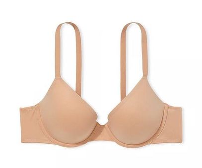 Victoria's Secret BARE Angelight Smooth Push-Up Bra Tan Size