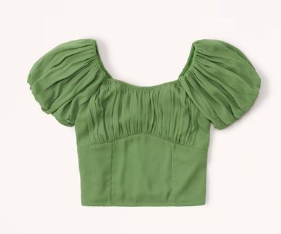 abercrombie green top