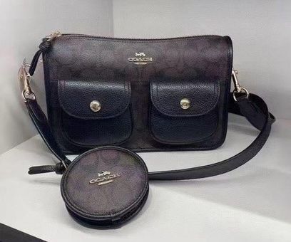Coach Pennie Crossbody With Coin Case In Signature Canvas C5675