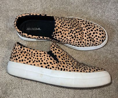 Soda shoes store leopard