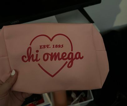 Chi Omega Cell Phone Pocket - Red