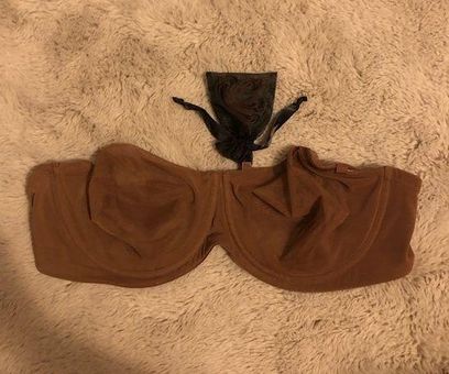 SKIMS NWOT size 44C fine mesh removable straps in bronze Brown - $24 - From  sheri