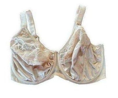 Elomi Cate Embroidered Underwire Full Coverage Bra US 38I UK 38G 4030 Beige  Tan Size 38 I - $27 - From Stephanie