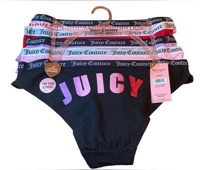 Juicy Couture 5 pack thongs in size Medium