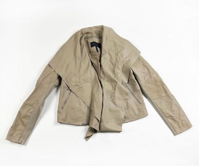 taupe waterfall jacket