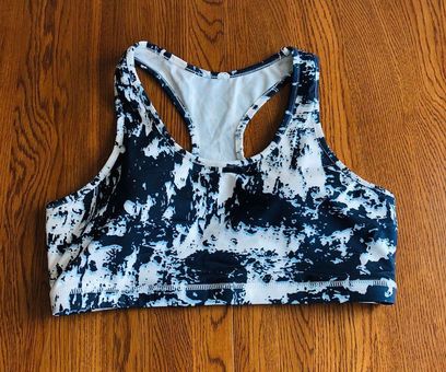 Black Tie Dye Sports Bra