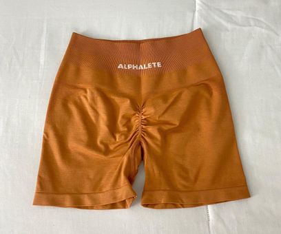 Alphalete Amplify Mandarin Shorts Orange Size XS - $100 New With Tags -  From Briss