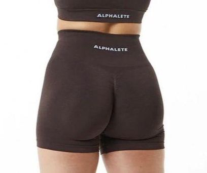 Alphalete Amplify Shorts 4.5” - Chocolate Brown - $41 - From Caitlen
