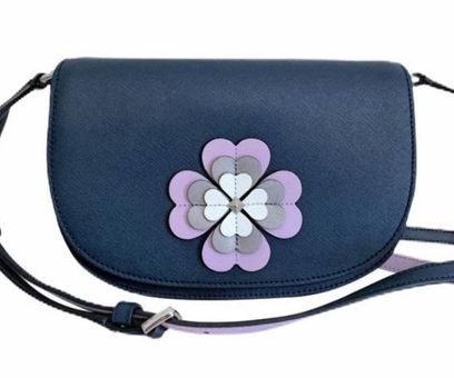 Kate Spade New York Reiley Spade Flower Applique Flap Crossbody