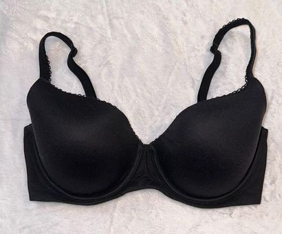 Victoria's Secret Body By Victoria Lined Demi Black Bra 34DD Size undefined  - $14 - From Kelly