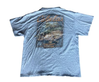 Cabela's light gray fishing t-shirt Size XL - $15 - From goodfornow