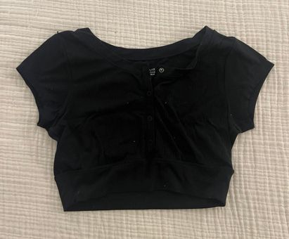 Aerie Seamless Crop Top Black Size XS - $20 (63% Off Retail) - From Olivia