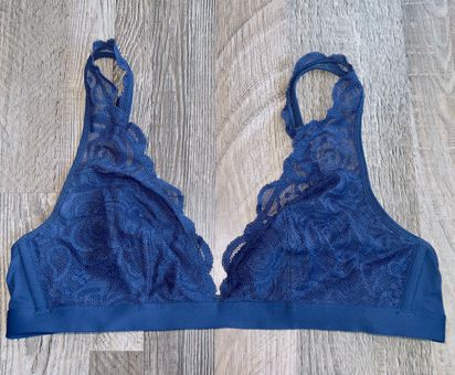 Victoria's Secret PINK by Blue Lace Plunge Bralette - $14 - From Autumn