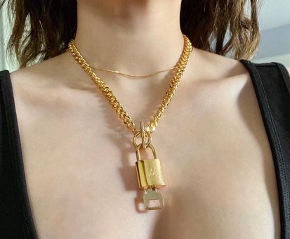 Louis Vuitton Lock Necklace Gold - $188 New With Tags - From Venessa